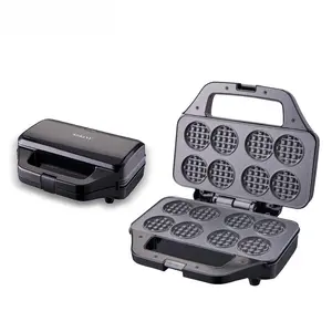 8-Grid Multifunctional Waffle Maker, Sandwich Press, and Bread Toaster Combo – Kitchen Gadgets for Household Kitchen Use