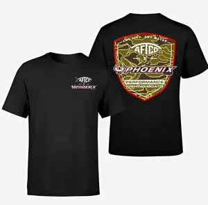 AFTCO x Phoenix Performance Fishing Shirt, Outdoor Adventure Tee, Soft Cotton Blend, Boating and Fishing Lifestyle Apparel, Perfect Gift for Anglers