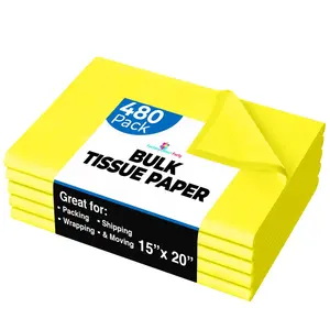 Yellow Tissue Paper 15 In. x 20 In. | 480 Sheets