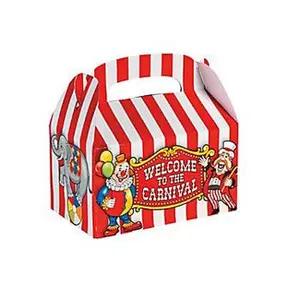Big Top Treat Boxes Carnival Circus 12 PACK 3912D