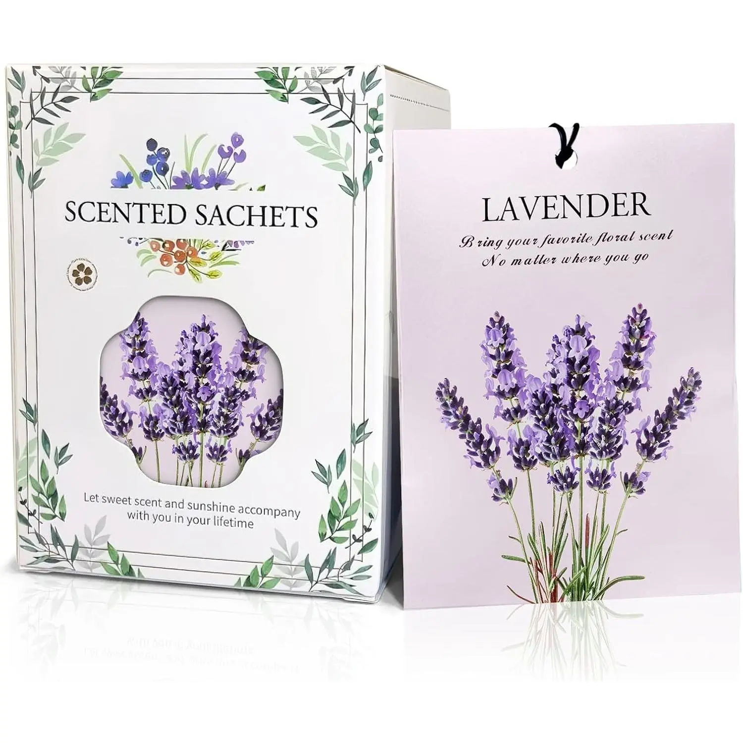 Lavender Scented Sachet Bags - 12 Pack Drawer & Closet Freshener, Long Lasting Odor Eliminator for Wardrobes, Cars & Storage, Home Fragrance Air Freshener Sachets