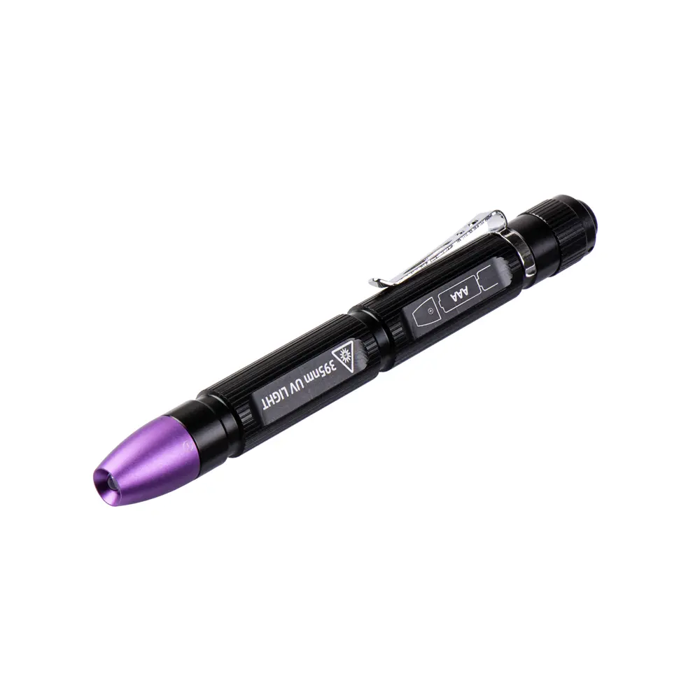 Weltool M6-UV “Golden-Eyed Tiger Cub” 395nm UV LED Penlight – Compact Waterproof Short-Range Flashlight - AAA Battery Powered Portable Pocket Torch for Nail Art, Leak Detection, Currency & Document Inspection - Everyday Use Essentials