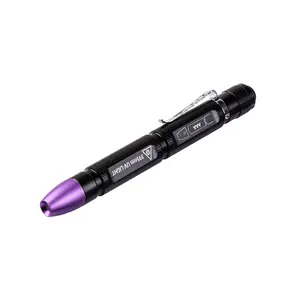 Weltool M6-UV “Golden-Eyed Tiger Cub” 395nm UV LED Penlight – Compact Waterproof Short-Range Flashlight - AAA Battery Powered Portable Pocket Torch for Nail Art, Leak Detection, Currency & Document Inspection - Everyday Use Essentials