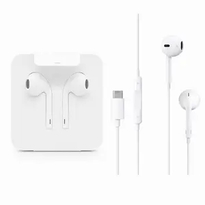 USB-C Wired Earphones with Microphone & Volume Control – Hi-Fi Sound, Type-C Headphones for Android, Samsung & USB-C Devices