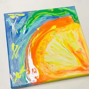 Orange Acrylic painting