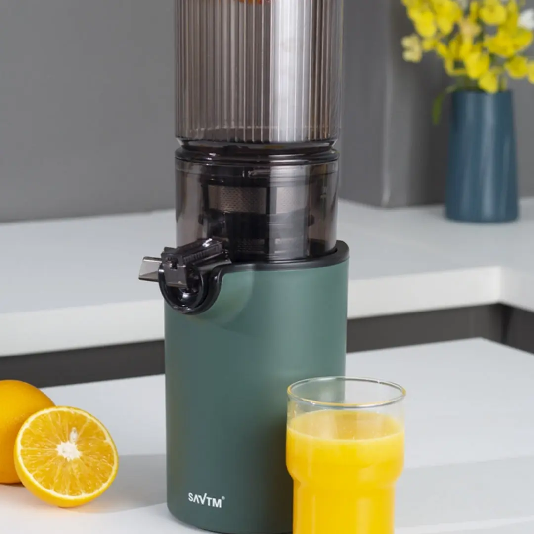 Centrifugal Juicer, Full-Automatic High-Power Household Kitchen Appliance with Juice and Residue Separation Function