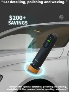 3-in-1 Car Polisher & Waxer – 12,000 RPM, Perfect for Scratch Repair, Windshield Oil Film Removal, Mini & Portable, Ideal Gift for Car Enthusiasts