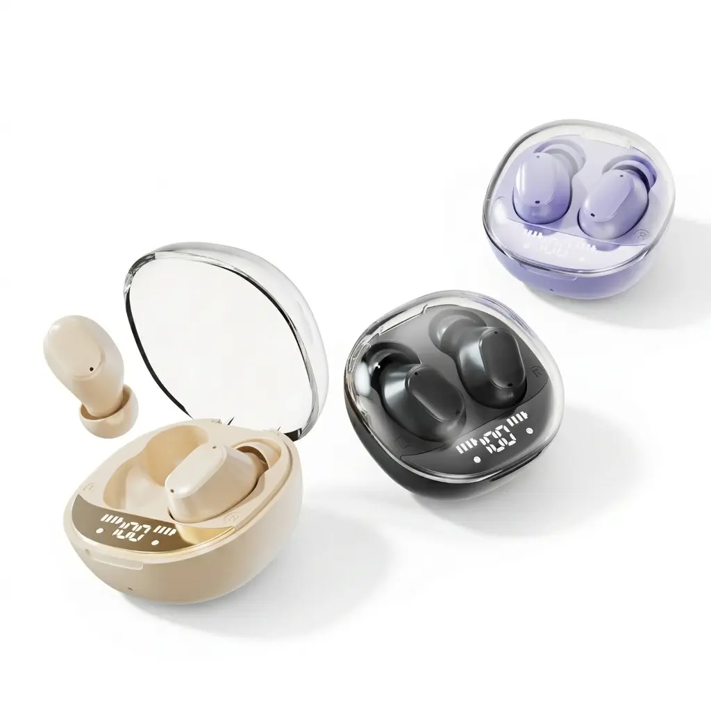 CHENRUIDA M150 Bluetooth 6.0 Waterproof Earbuds: Stylish, dustproof, and noise-canceling earbuds; wireless earbuds for sleeping; immersive sound; compatible with iOS and Android; wireless earbuds with safety mode