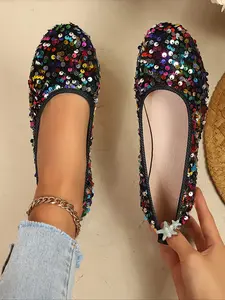 Women's Cute Bowknot Flat Shoes, Anti-Slip Wear-Resistant Lightweight Low-Cut Casual Footwear, Walking Shoes, All Season Textile Rubber Sole, Bowknot Design Shoes