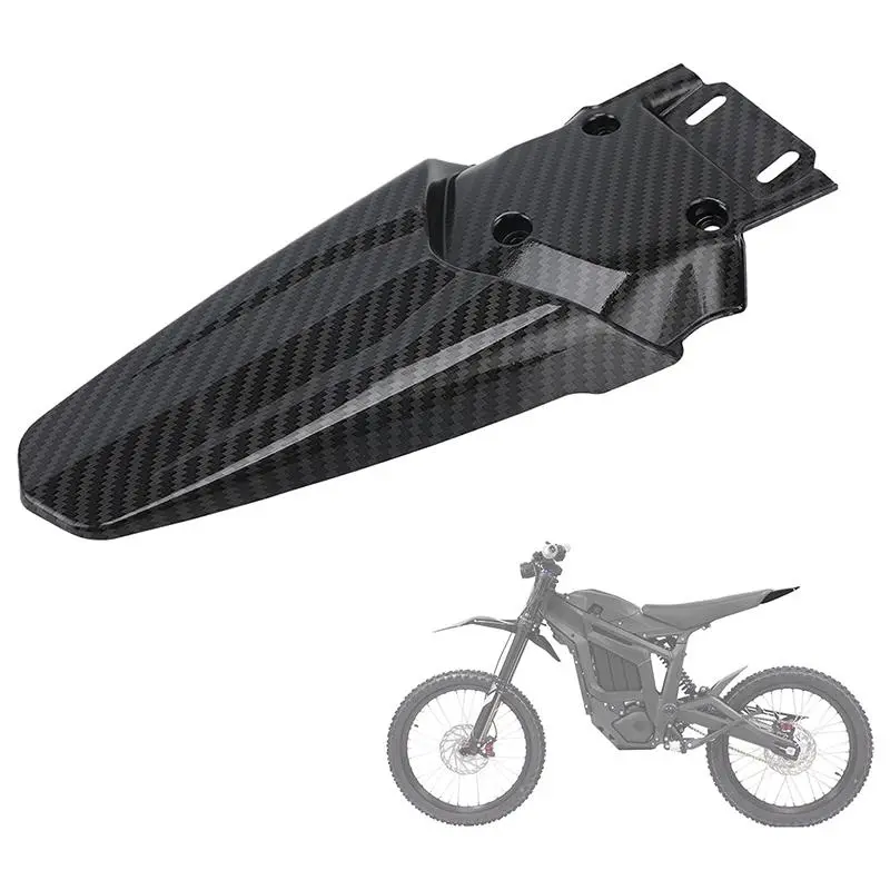 Dirt Bike Racing Rear Fender Protector Fender Mudguard Replacement Carbon Fiber Pattern for Talaria Sting MX3 MX4 Electric Dirt Bike Motorcycle Parts Motor Parts Accessories