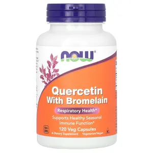 NOW Foods Quercetin with Bromelain, 120 Veg Capsules