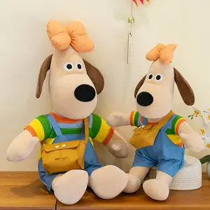 New Sweater Cartoon Dog Plush Toy Pillow Dog Doll Gift for Men and Women