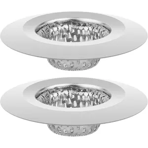 Bathroom Sink Drain Strainer - 2 count 1.22" Stainless Steel Bathtub Shower Tub Drain Cover Hair Catcher, Anti-clogger Filter Plug for Mop Pool, Utility Washbasin, RV Sink