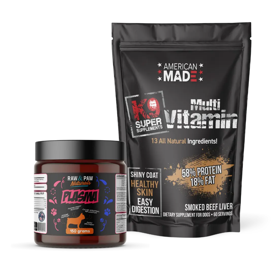 Dog & Cat Immunity Stack Supplement - High Protein Multivitamin, Supports Immune Health Plasma Formula