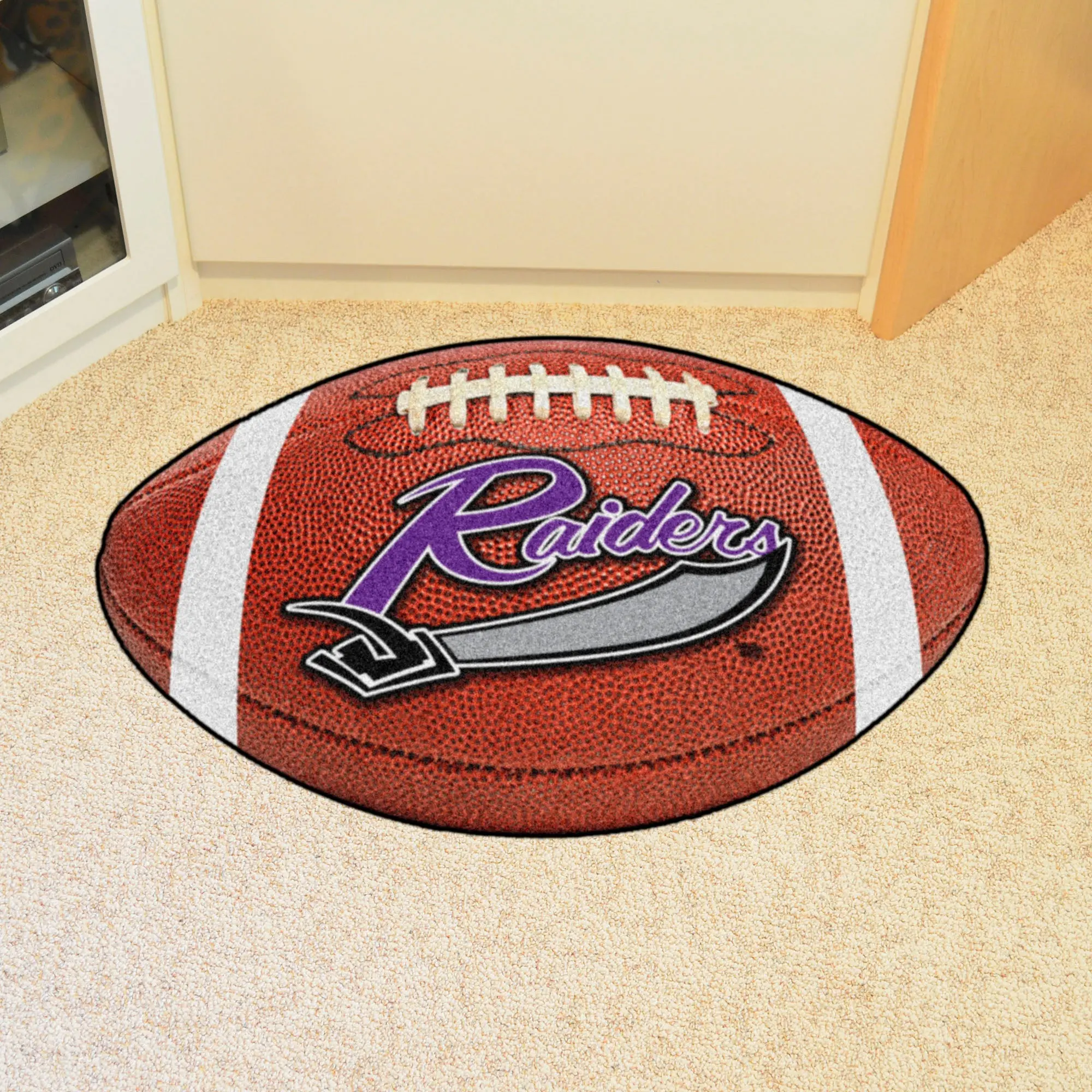 Mount Union Raiders Football Rug - 21"x32"