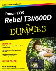USED-Canon EOS Rebel T3i / 600d for Dummies by King, Julie Adair (Paperback)