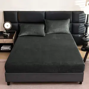 1-Piece Warm Mattress Protector Set with Pillowcase, Fitted Sheet & Bed Skirt – Deep Pocket Design, Soft Noiseless Breathable & Stain-Resistant, Machine Washable, Ideal for Bedroom, Guest Room, Dorm, Kids, Pets, Elderly & Hotels, Mattress Cover Set