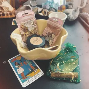 Money Drawing Bowl Spell Kit, Prosperity Working Tools, Abundance Spell Jar, Money Spell Herb, Sea Witch Sea Shell Abundance Money Working