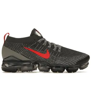 Nike Men's Air VaporMax Flyknit 3 Grey Track Red Running Shoes, from StockX