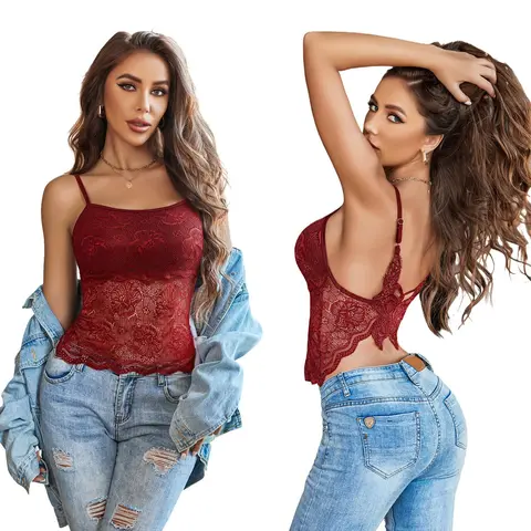 Avidlove Womens Camisole Lace Spaghetti Strap Tank Top Tube Basic Cami Tops