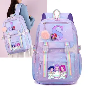 Hunter backpack letter A backpack movie female singer high-capacity backpack student backpack purple backpackGift