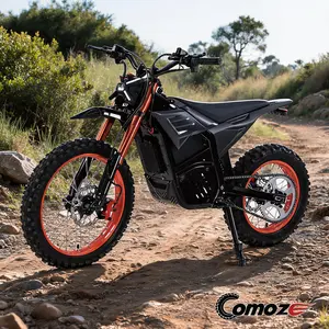 Comoze electric bicycle - 4500W peak power, mid-drive system, 72V 22.5Ah battery for up to 60 miles range,all-terrain adventure e-bike for adults, dual-seat version