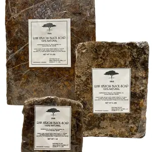 AUTHENTIC AFRICAN BLACK SOAP BAR 1 LB 5 LB 10 LB Cleansing