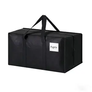 Heavy-Duty Moving Bags with Zippers & Handles, Extra-Large Packing Bags for College Dorms, Moisture-Resistant Travel Luggage, Storage Organizer Bag