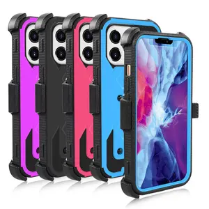 Doemoil case For iPhone XS/XR/XMAX/SE/7/8/11/12Pro/13 Pro/14 Pro Max /15 Plus Pro Max Holster With Belt Clip & screen protector Phone Case