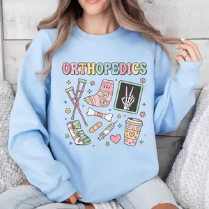 Orthopedics Sweatshirt , CT tech , Radiology ,  Ortho Nurse T-shirt Surgeon Doctor Tee OT Bone Team Tee