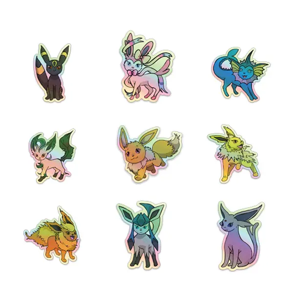 Annabell's Holo Eeveelution stickers Annabell's Holo Eeveelution stickers