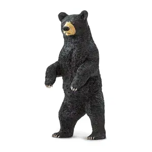 Black Bear Figurine (3D Printed) – Wildlife Mini Statue