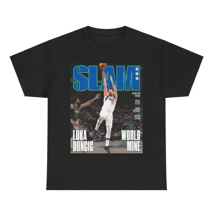 Luk.a Doncic Dallas Mavericks Slam Cover Tee Shirt