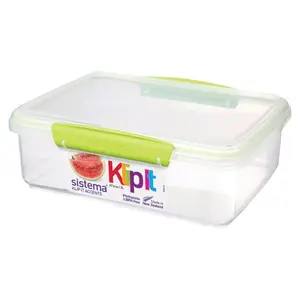 Sistema 61700 67.6 oz Klip It Food Container & Lid - pack of 6