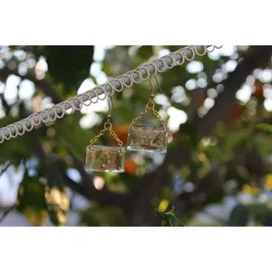 Botanical Teeny Ouija Board Earrings