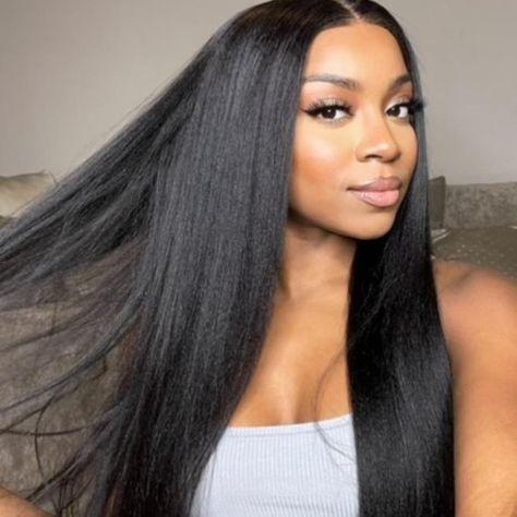 Wavymy Budget Fridendly Brazilian Virgin 100% Human Hair Bundles Yaki Straight Quick Weave Sew In/Glue In Viral Hair Bundles Natural Color