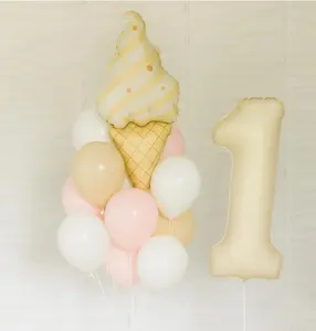 Ice Cream Balloon 12 Pack - Ice Cream Birthday - Ice Cream Party - Ice Cream Decor - Ice Cream Balloons - Balloons - Party Balloons -