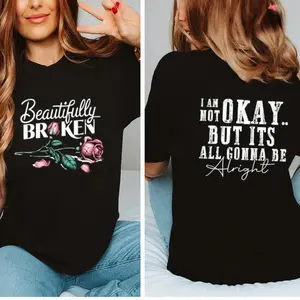 Beautifully Broken Tour Hoodie, I Am Not Okay, Son of A Sinner Sweatshirt, Song Lyric Shirt Streetwear Womenswear