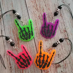 Rock on Skeleton| Halloween Decoration Freshie| Halloween gift Freshener| Skeleton Freshies| Gifts| Decoration| long-lasting Hanging|