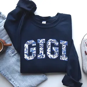 Floral Gigi Sweatshirt, Cute Nana Sweatshirt, Mother's Day Gift, New Mom Gift, Gift for Mother, Gigi Sweatshirt, Gigi Gift
