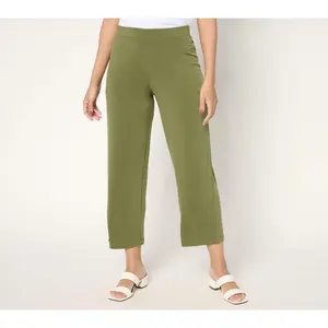 Susan Graver Essentials Regular Liquid knit Crop Pants