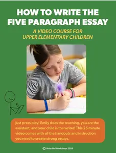 How to Write the Five-Paragraph Essay-Video Course for Kids