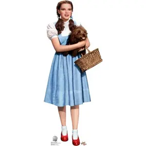 212 MAIN Life-Size Dorothy Cardboard Cutout - Wizard of Oz 75th Anniversary Home Decor Standee with Easel