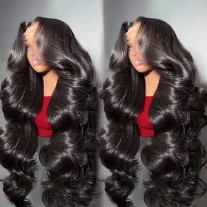 13x6 13x4 Lace Frontal Wigs Human Hair Pre Plucked 180 Density Body Wave HD Lace Front Wigs Human Hair 10A Frontal Wigs Human Hair wigs for Women Glueless Wigs Human Hair Pre Plucked Black 6x4 5x5 Glueless Wig Human Hair
