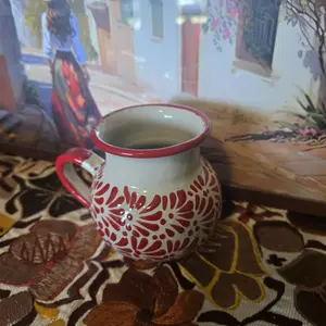 Red Talavera Mug Set of 2