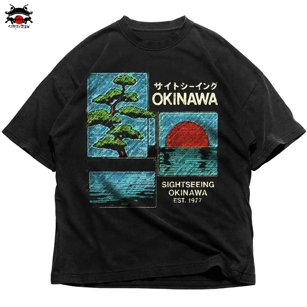 Okinawa 1977 Retro Aesthetic Japanese T-Shirt