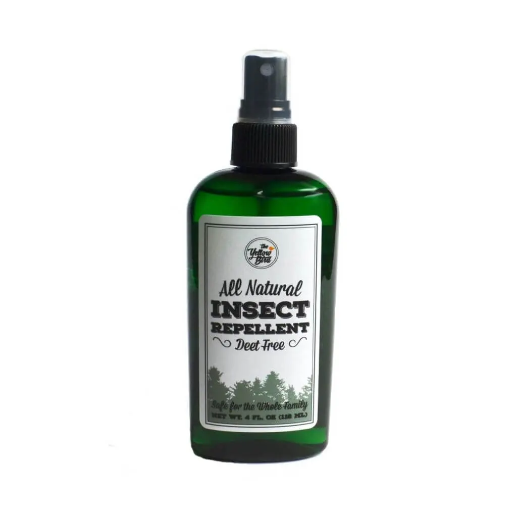 All Natural DEET Free  Insect Repellent - Naturally Repels Mosquitos and Other Flying, Biting Insects with Essential Oils. For Family & Kids