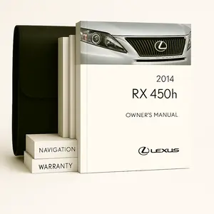 2014 Lexus RX 450h Owners Manual - Complete Set