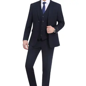 P&L Men's Suits 3-Piece Slim Fit Single Breasted Blazer Vest Pants Set Notch Lapel