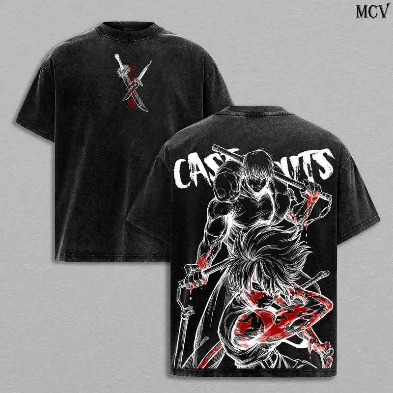Maki Zenin x Toji Fushiguro Tee Washed – Jujutsu Kaisen Vintage